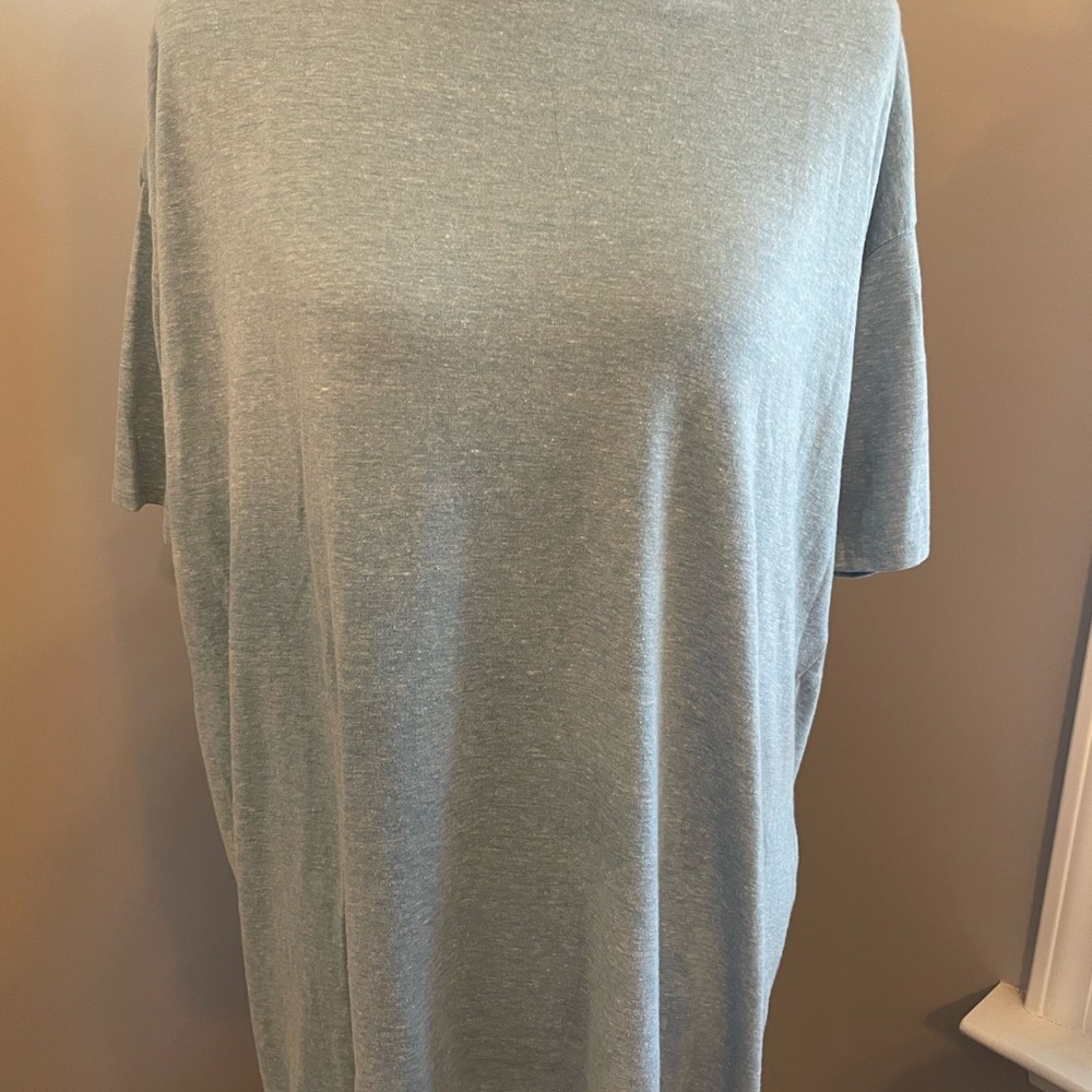 LuLaRoe Irma top- heather blue